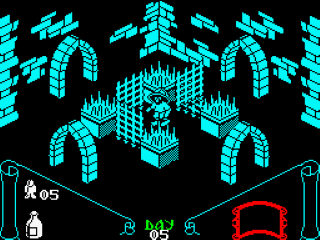 Knight Lore screenshot 3 for ZX Spectrum